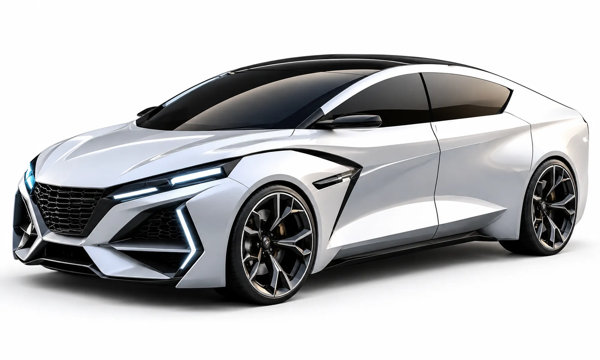 Generic Futuristic Luxury Sedan 3D Model Modern Concept Car 3D model ...