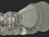 Rocket Engine F-1 with Intricate Piping 3D model | CGTrader