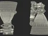 Rocket Engine F-1 with Intricate Piping 3D model | CGTrader