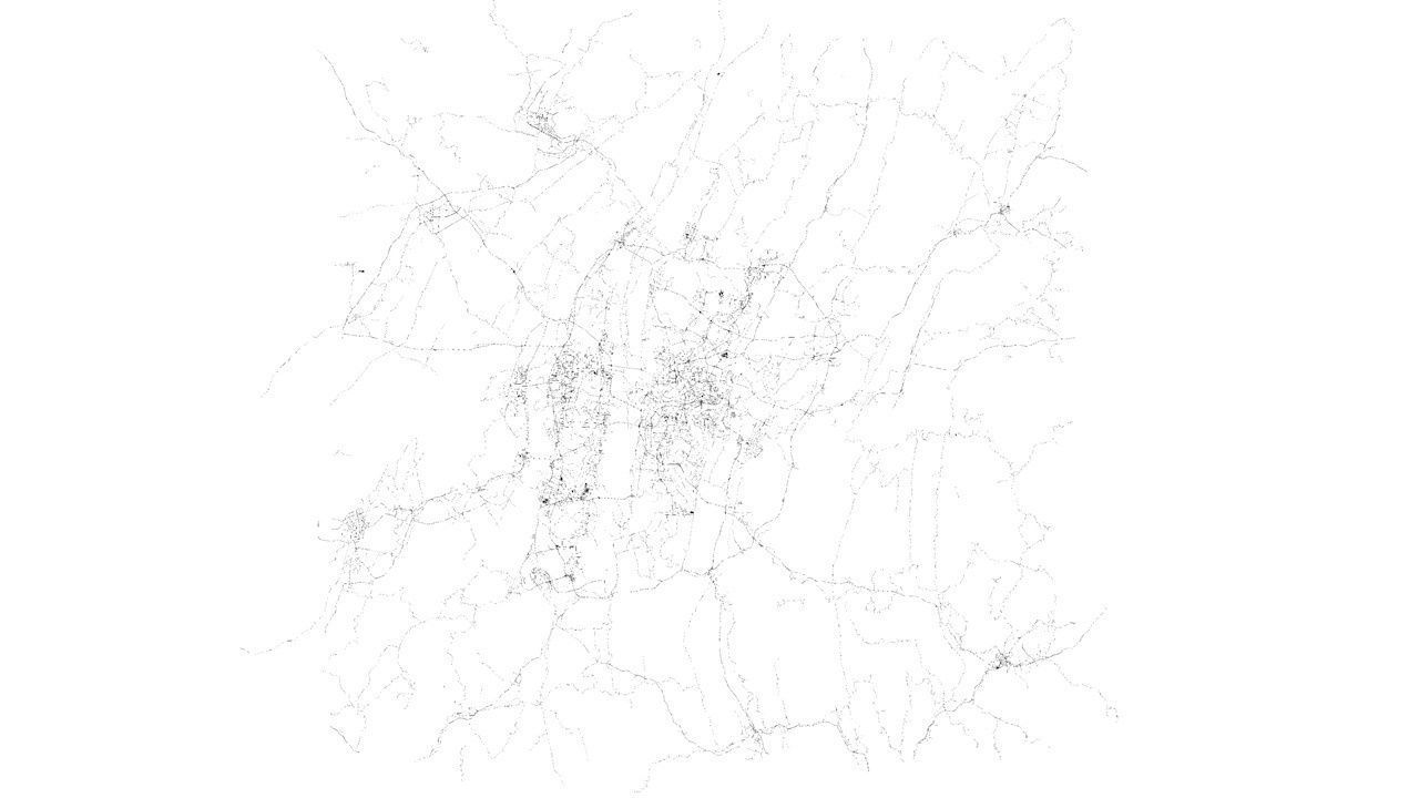 Chongquing Road Network and Streets 3D model_6