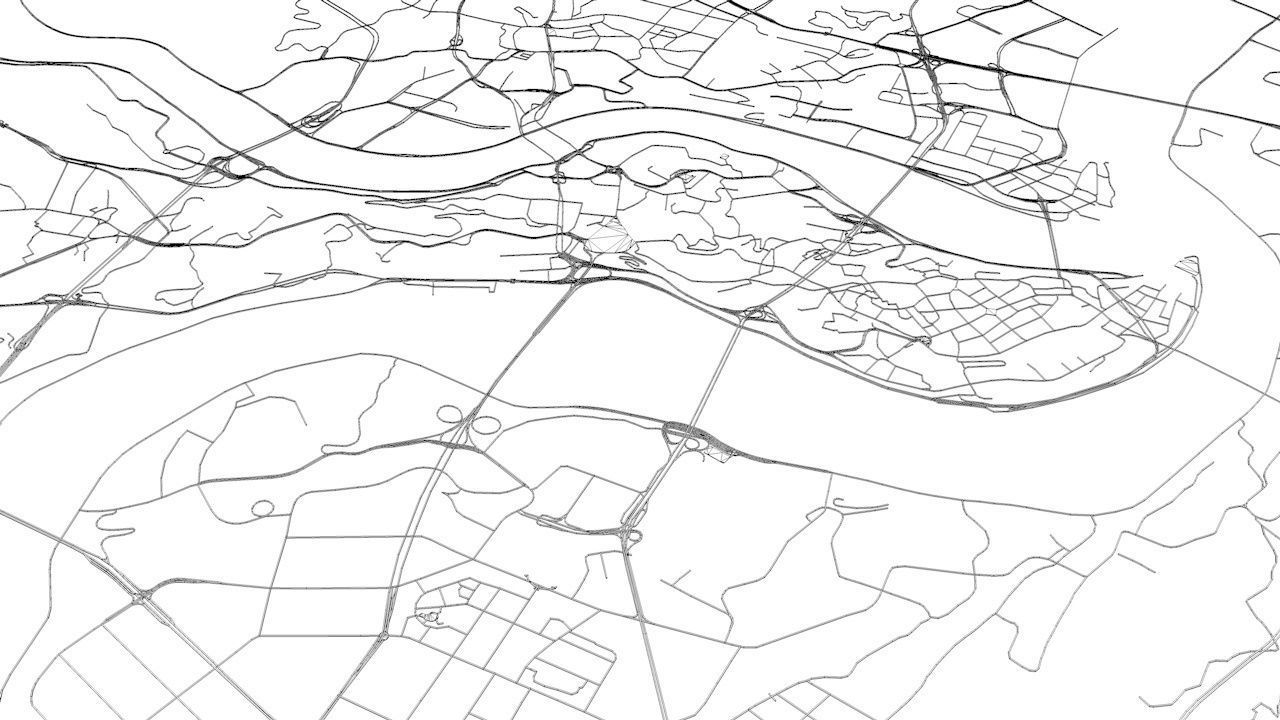 Chongquing Road Network and Streets 3D model_8