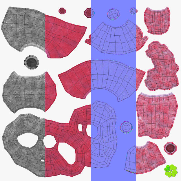 Antennarius rigged low poly Low-poly 3D model_50