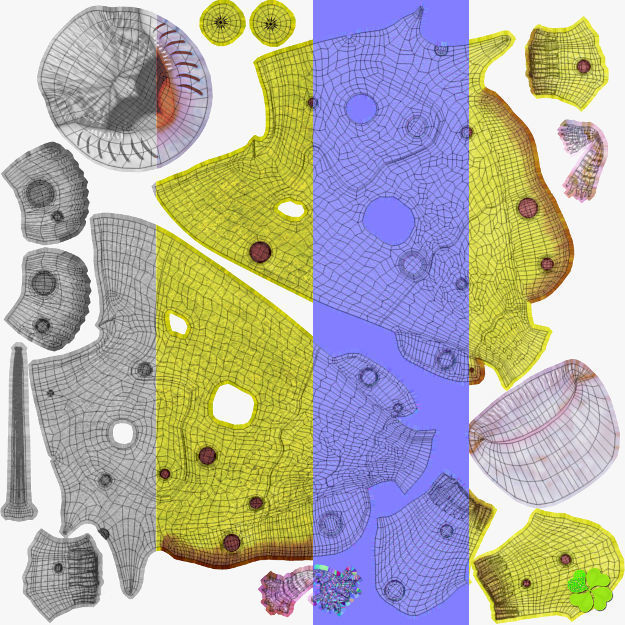 Antennarius rigged low poly Low-poly 3D model_49