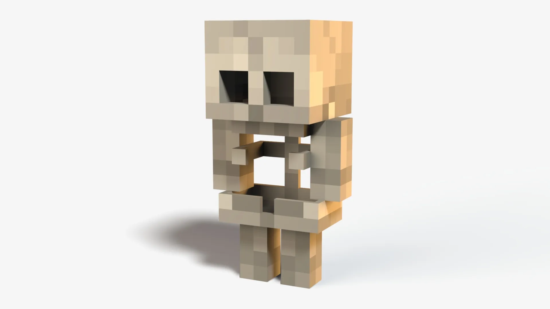 Skeleton Entity Model Minecraft 3D model Minecraft Baby Skeleton VR / AR / low-poly | CGTrader
