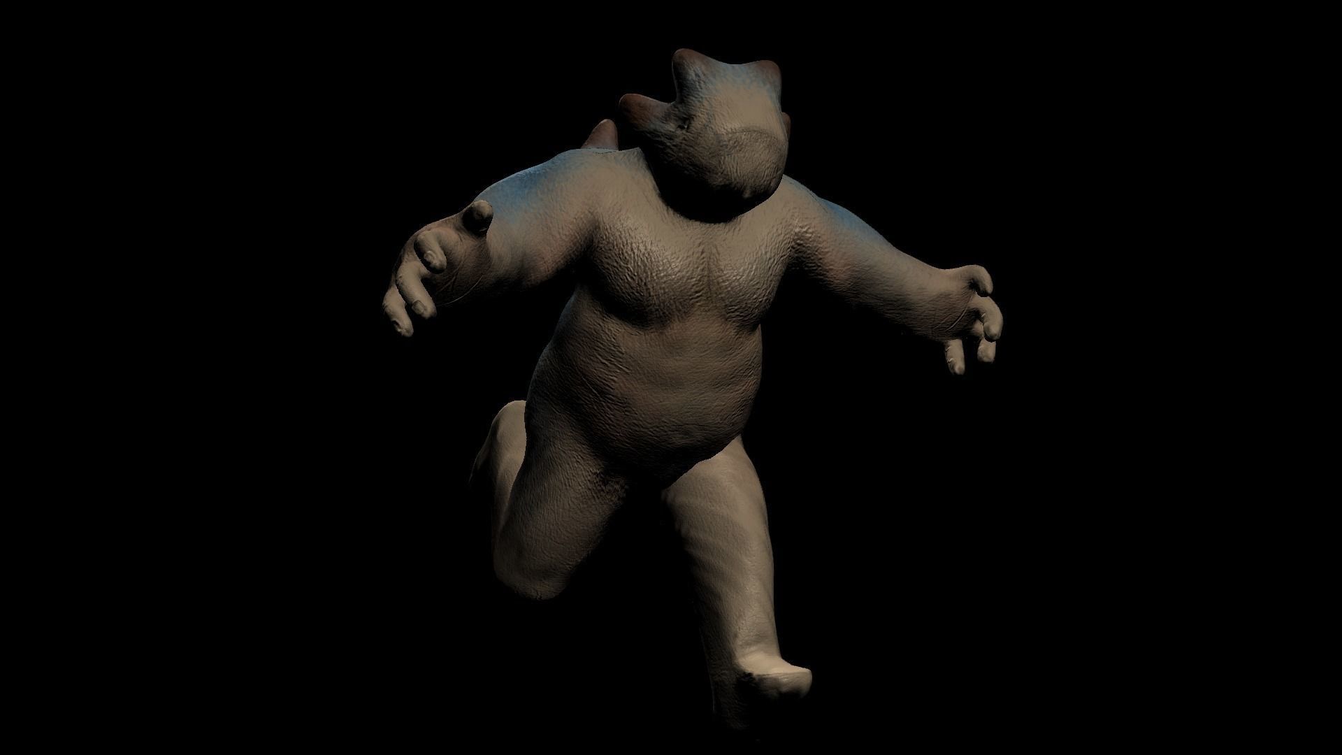 Realistic Simpel Creature Low-poly 3D model_12