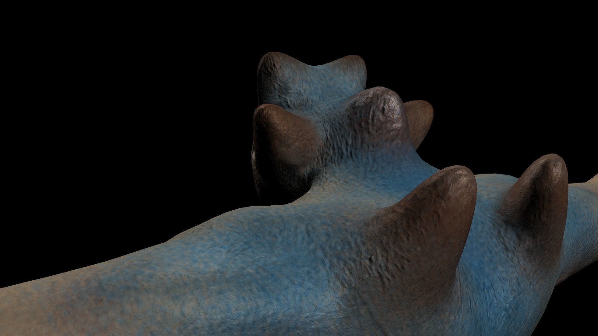 Realistic Simpel Creature Low-poly 3D model_10