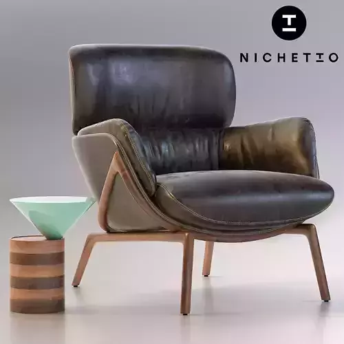 Nichetto Elysia Lounge Chair 3D model