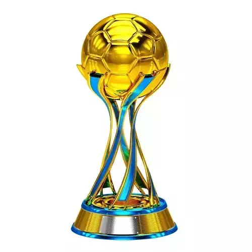 Football Soccer Cup Trophy 3D model
