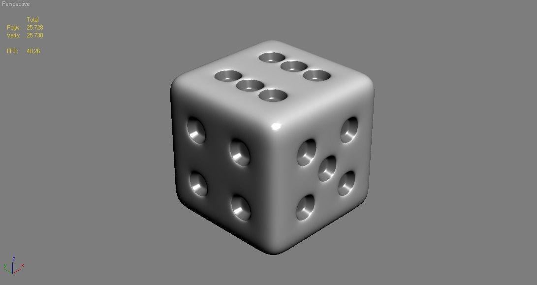 Lucky Dice Free 3D model_1