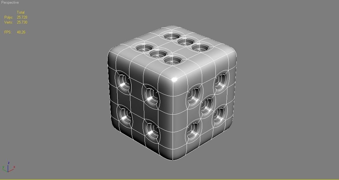 Lucky Dice Free 3D model_2