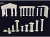 3D model Ancient Greek Temple Columns and Marble Architecture VR / AR ...