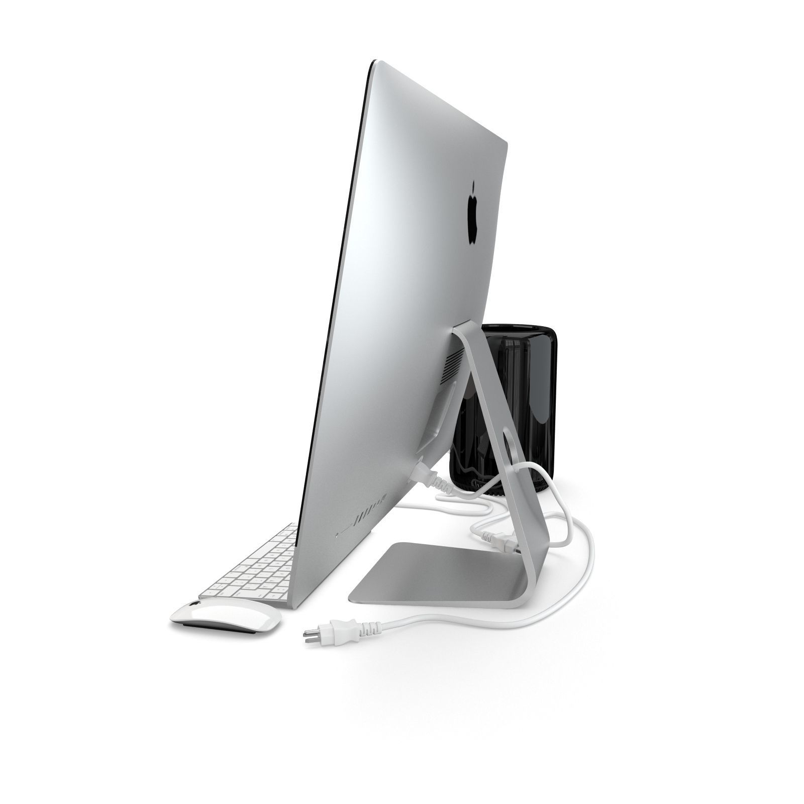 Apple Office Mac Set 3D model_1