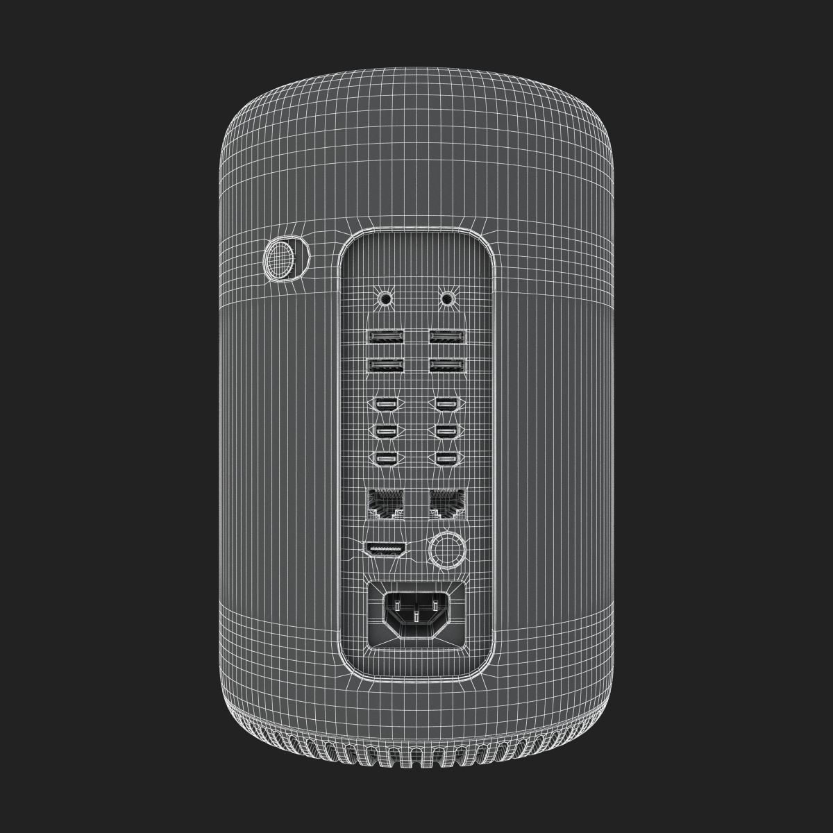 Apple Office Mac Set 3D model_13