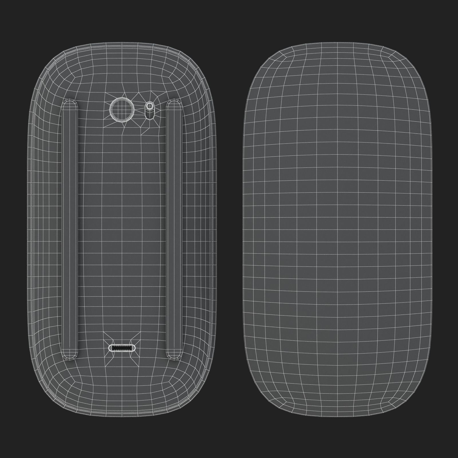 Apple Office Mac Set 3D model_12