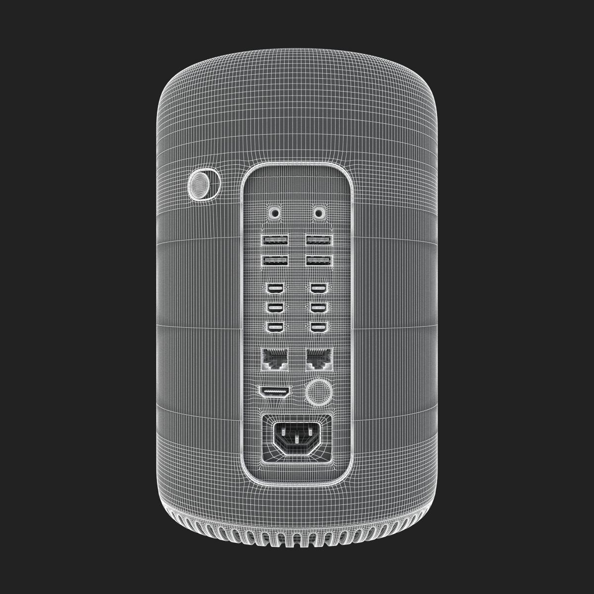 Apple Office Mac Set 3D model_17