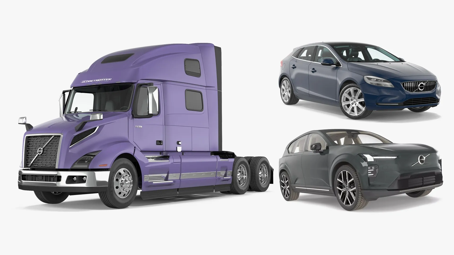 Model Ferrari Collection Volvo Collection 3D Model Pack | CGTrader