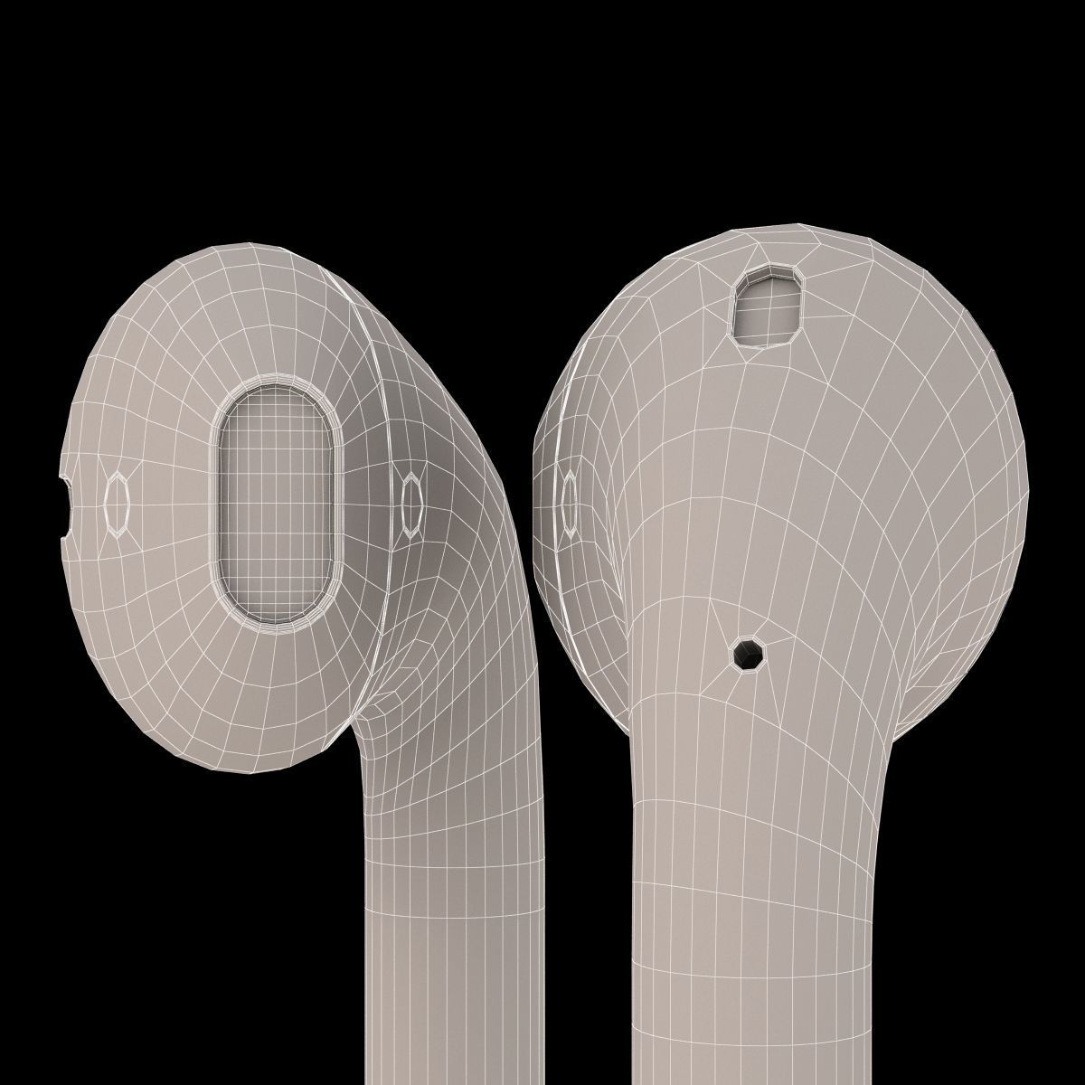 Apple AirPods Wireless 3D model_22