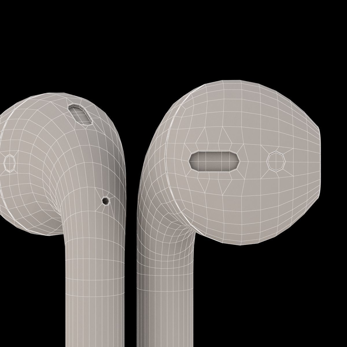Apple AirPods Wireless 3D model_24
