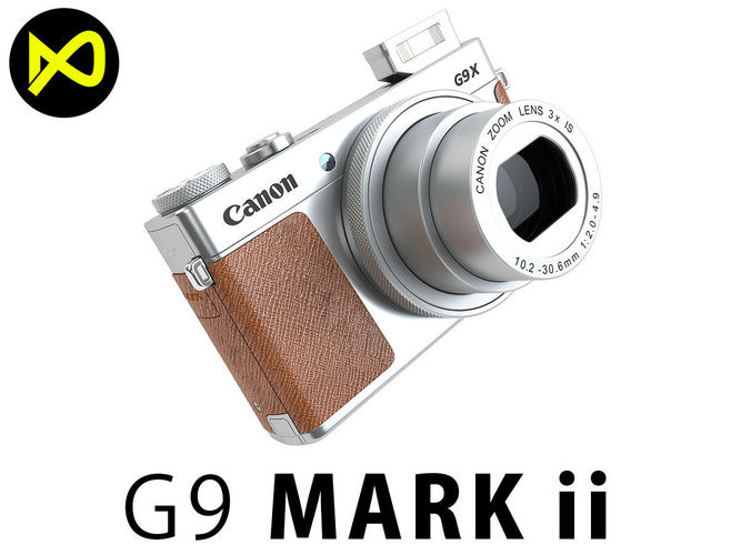 Canon Powershot G9X Silver 3D model
