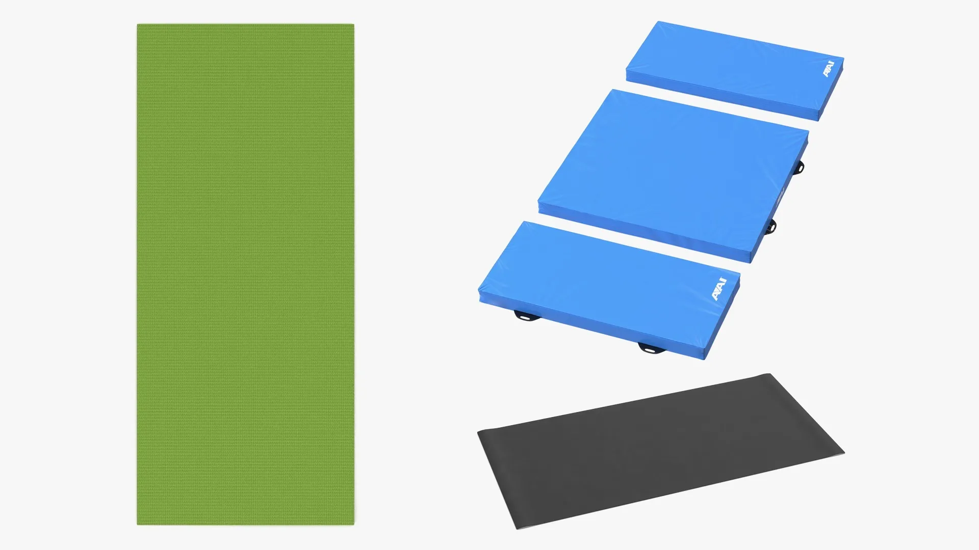 Exercise Mats Collection 3D Model Pack | CGTrader