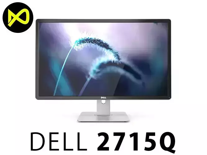 Dell 27 Ultra HD 4K Monitor P2715Q 3D model