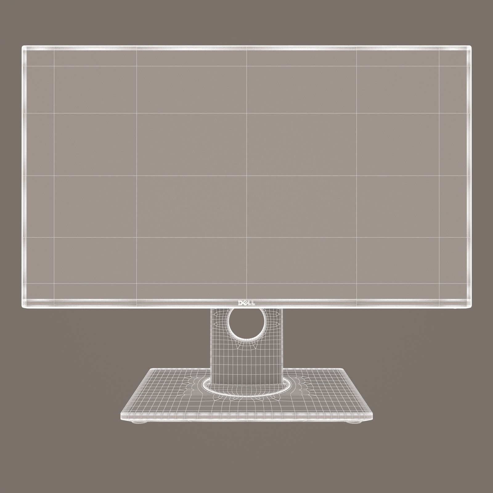 Dell UltraSharp 24 InfinityEdge Monitor U2417H 3D model_13