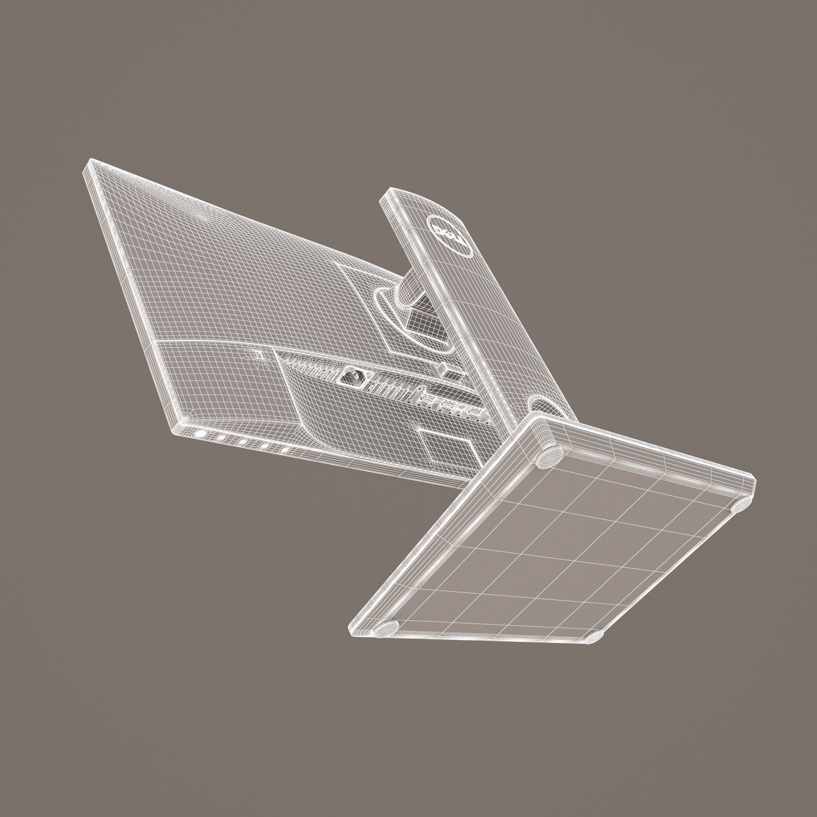 Dell UltraSharp 24 InfinityEdge Monitor U2417H 3D model_20