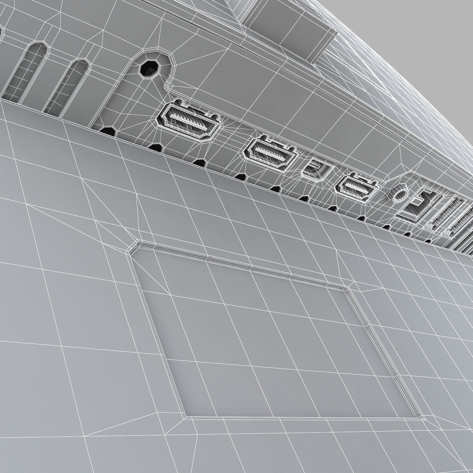 Dell UltraSharp 24 InfinityEdge Monitor U2417H 3D model_18