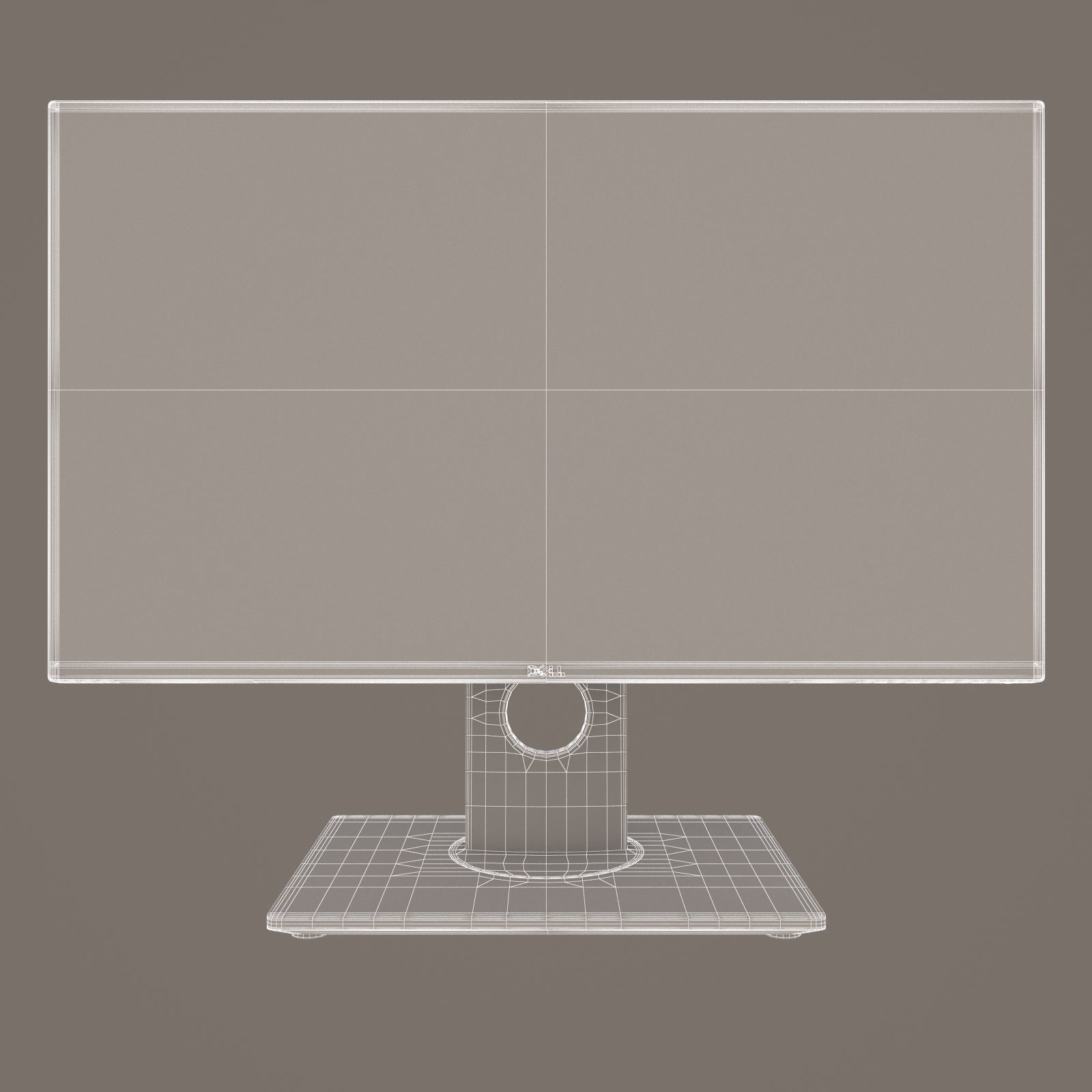 Dell UltraSharp 24 InfinityEdge Monitor U2417H 3D model_11