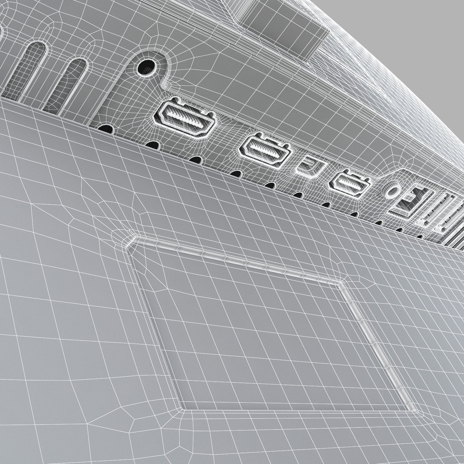 Dell UltraSharp 24 InfinityEdge Monitor U2417H 3D model_19