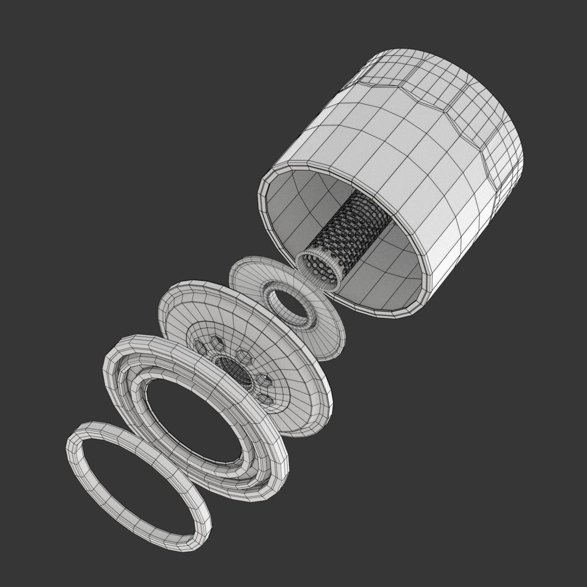 Oil Filter 3D model_11