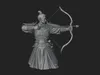 Samurai Archer Statue Design 7 - 3D Print Model 3D model 3D printable ...