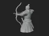 Samurai Archer Statue Design 7 - 3D Print Model 3D model 3D printable ...