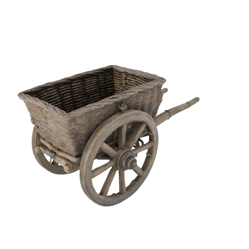 3D model Wheelbarrow f04 Game Ready PBR 3D Model 3D Printable VR / AR ...
