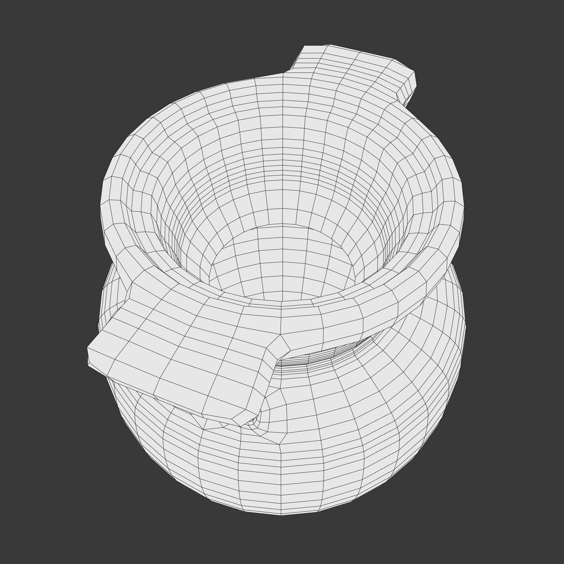 Column Krater 3D model_2