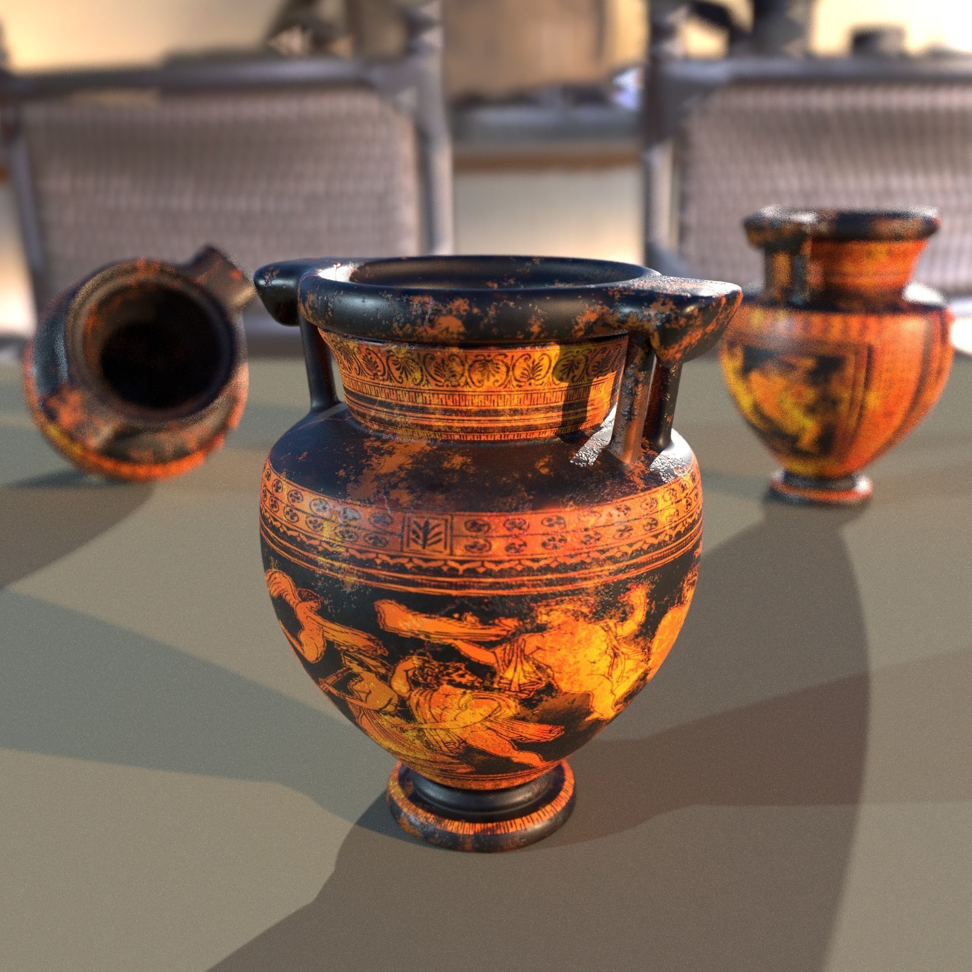 Column Krater 3D model_5