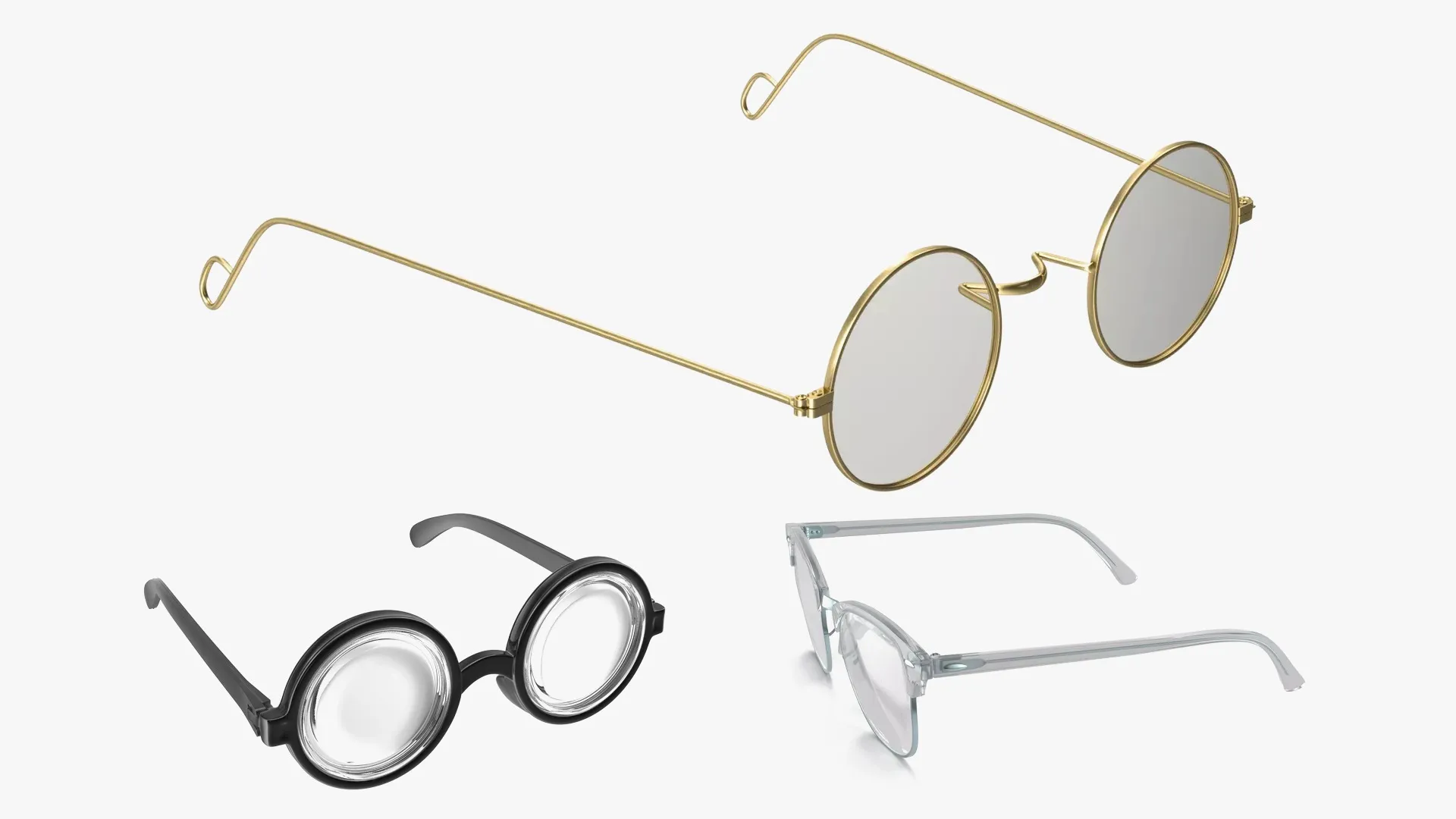 Glasses Collection 3 3D Model Pack | CGTrader