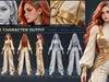 3D model Golden Arab Fashion Female Fantasy Character VR / AR / low ...