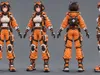 3D model Sci-Fi Mechanic Outfit Female Character VR / AR / low-poly ...
