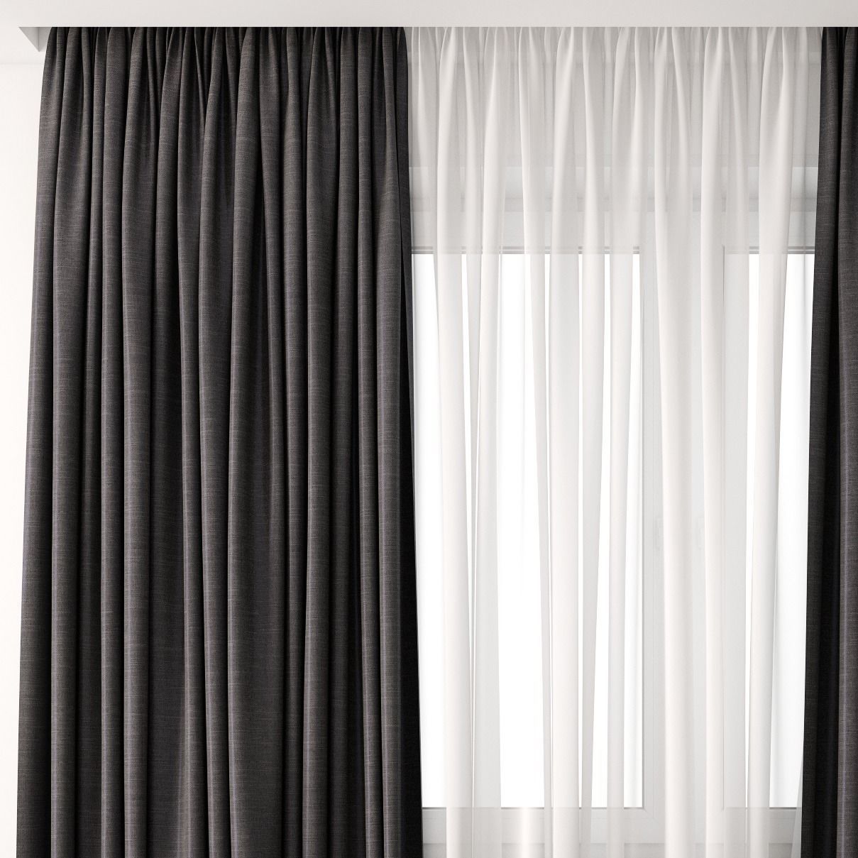Curtain 18 3D model_2
