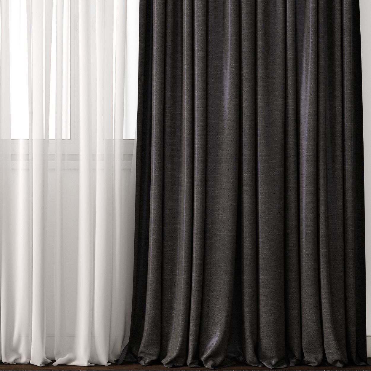 Curtain 18 3D model_3