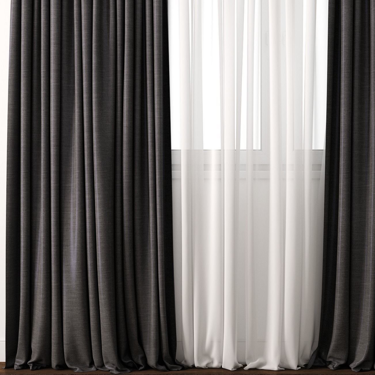 Curtain 18 3D model_4