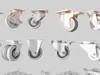 Industrial Caster Wheels Collection Swivel Fixed Brake Casters 3D model ...