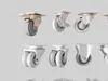 Industrial Caster Wheels Collection Swivel Fixed Brake Casters 3D model ...