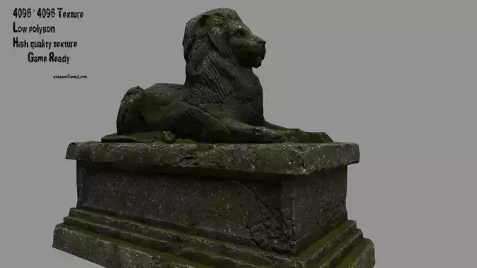 Lion Statue 7