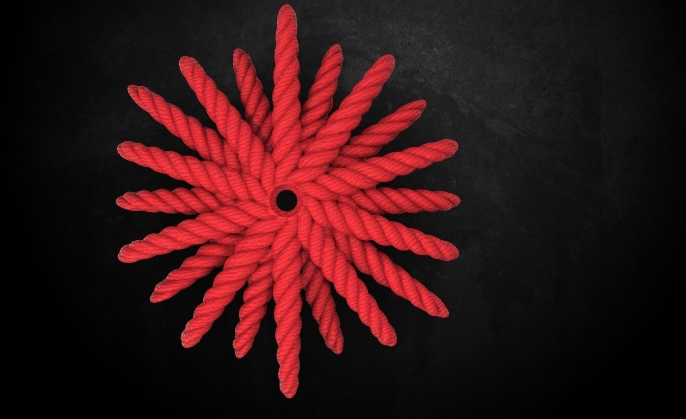 Stylish female pendant 170 3D print model_10