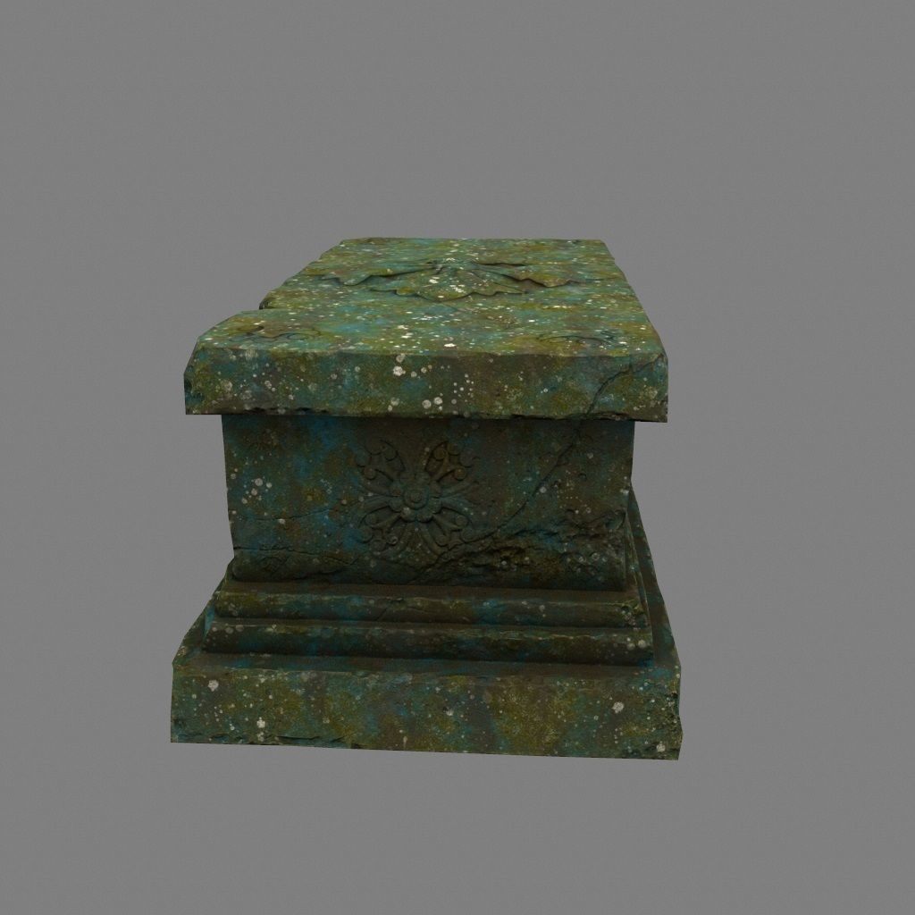 base statue 1 Low-poly 3D model_7