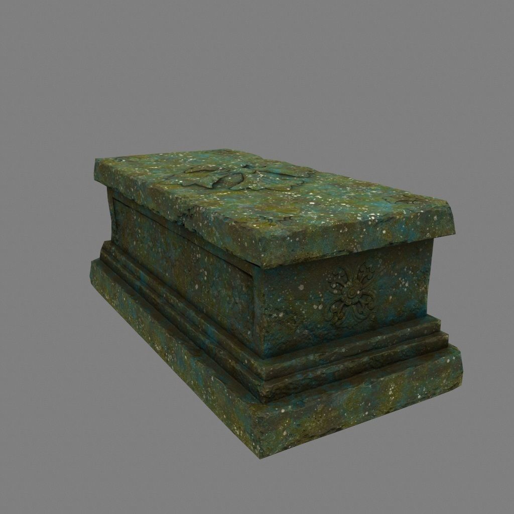 base statue 1 Low-poly 3D model_6