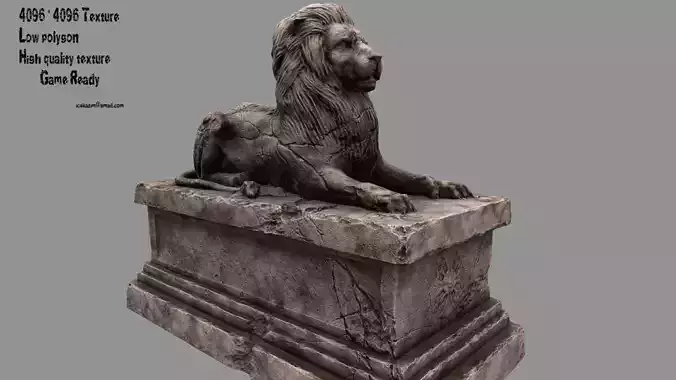 Lion Statue 10