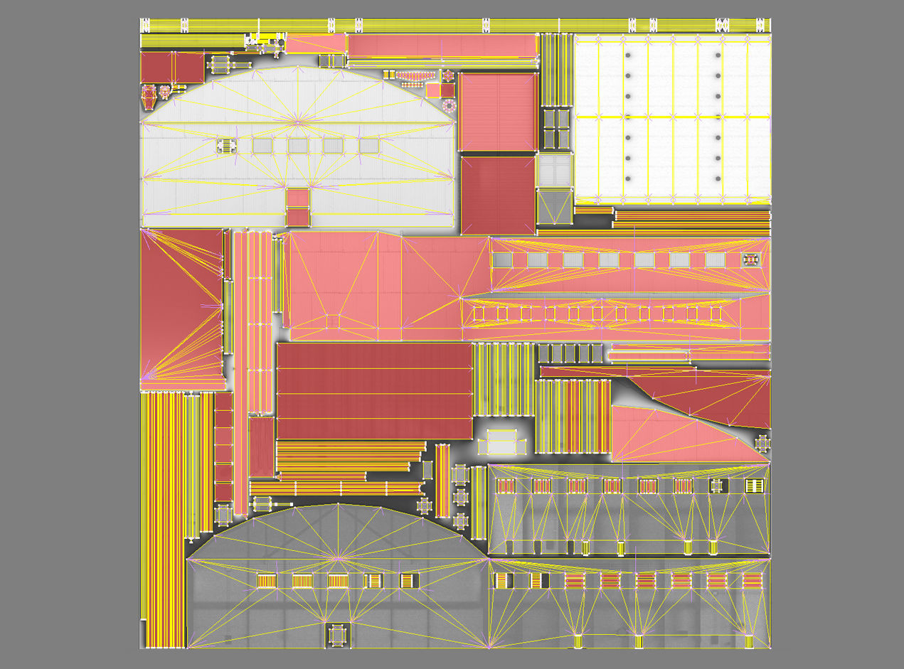 Airport Hangar1 UEEE Low-poly 3D model_32
